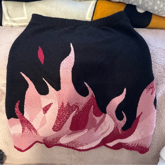 Pink Flame Skirt - Picture 1 of 2